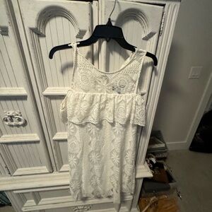 White dress size s